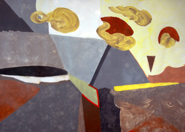 "Gold Digger" (Gerahmtes Original) Malerei mit dem Titel ""Gold Digger" (Gera…" von Madeleine Konrad, Original-Kunstwerk, Acryl