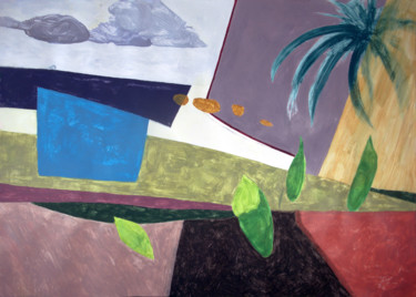 Malerei mit dem Titel ""L' Alegría" (Gerah…" von Madeleine Golz, Original-Kunstwerk, Acryl