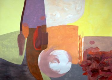 Painting titled ""Wunsch & Erfüllung…" by Madeleine Golz, Original Artwork, Acrylic