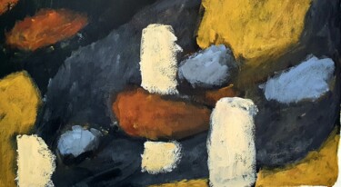 Pintura intitulada "Abstract 3" por Madelon De Keizer, Obras de arte originais, Óleo