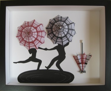 Artcraft με τίτλο "les danseurs à l'om…" από Mad, Αυθεντικά έργα τέχνης