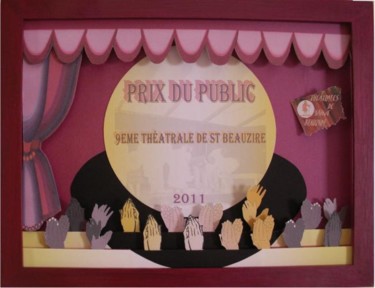 Artisanat intitulée "theatre 1 prix du p…" par Mad, Œuvre d'art originale