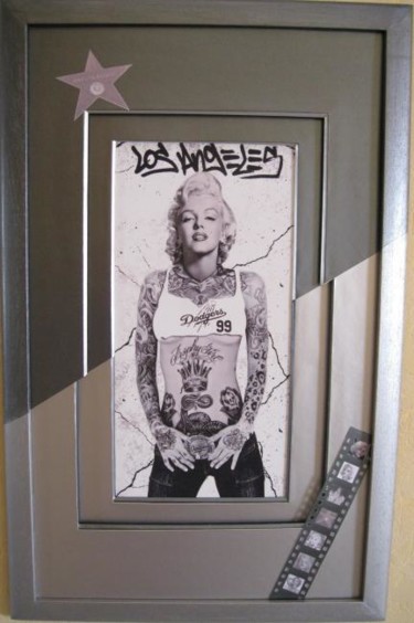 Aufbau mit dem Titel "Marilyn" von Mad, Original-Kunstwerk