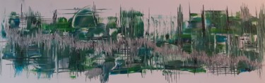 Картина под названием "Life after pandemie" - Madi Preda, Подлинное произведение искусства, Акрил Установлен на Деревянная р…