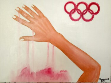 Peinture intitulée "Рука Олимпиады" par Madina Khamidova, Œuvre d'art originale, Huile