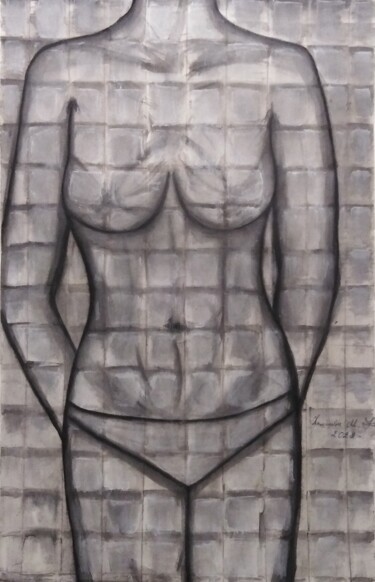 绘画 标题为“Фигура” 由Madina Khamidova, 原创艺术品, 水彩
