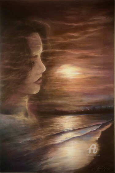 Painting titled ""Lullaby for the Su…" by Madina Tairova, Original Artwork, Oil