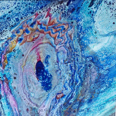 Картина под названием "Bubbles" - Mado, Подлинное произведение искусства, Акрил Установлен на Деревянная рама для носилок