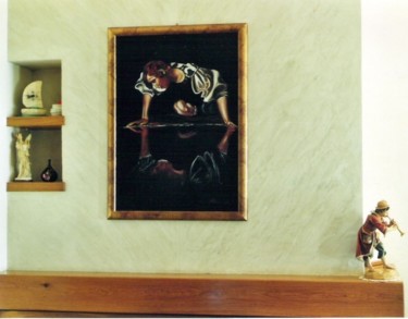 Painting titled "Narciso" by Madoner, Original Artwork