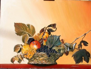 Painting titled "The Basket- Michela…" by Madoner, Original Artwork