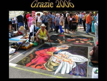 Painting titled "Madonnari a Grazie…" by Madoner, Original Artwork