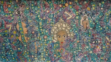 Картина под названием "INNOCENCE" - Mae Art, Подлинное произведение искусства, Акрил Установлен на Деревянная рама для носил…