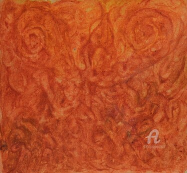 Painting titled "Bhumi  Terre-Mère…" by Mariska Ma Veepilaikaliyamma, Original Artwork, Other