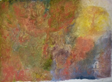 Painting titled "Mère de l’arbre Nee…" by Mariska Ma Veepilaikaliyamma, Original Artwork, Pigments