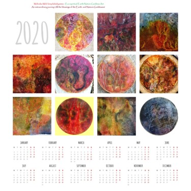 Arts numériques intitulée "Unique calendar for…" par Mariska Ma Veepilaikaliyamma, Œuvre d'art originale, Photo montage