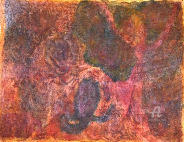 Painting titled "Neem Tree Mother-Go…" by Mariska Ma Veepilaikaliyamma, Original Artwork, Pigments