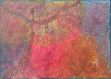 Painting titled "Neem Tree Goddess a…" by Mariska Ma Veepilaikaliyamma, Original Artwork, Pigments
