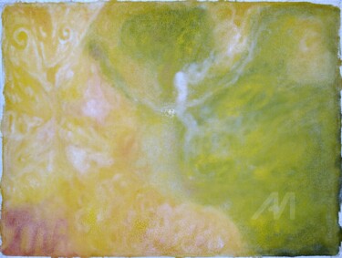 Mère de l’arbre Neem, Mère du papillon jaune et Mère du vent - Danse avec la Lumière du soleil Peinture intitulée "Mère de l’arbre Nee…" par Mariska Ma Veepilaikaliyamma, Œuvre d'art originale, Autre
