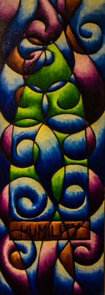 Картина под названием "Humility" - Maehr, Подлинное произведение искусства, Масло Установлен на Деревянная рама для носилок