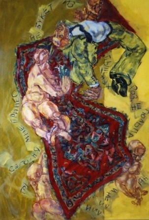 Painting titled "Ландыши" by Ilia Petrov, Original Artwork