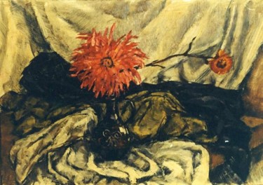 Painting titled "Букет1" by Ilia Petrov, Original Artwork