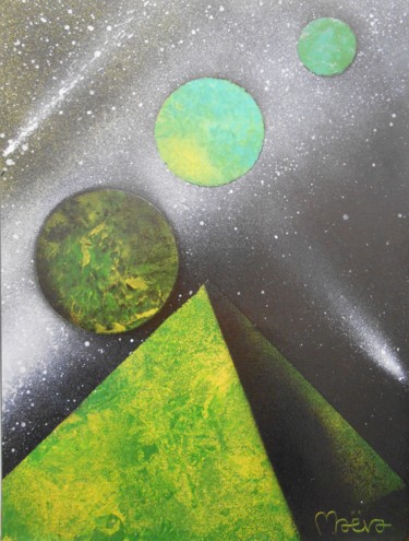 Peinture intitulée "Spray paint #3" par Maëva, Œuvre d'art originale, Bombe aérosol