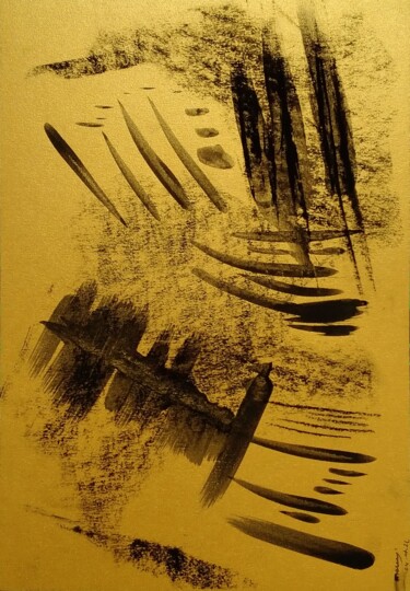 Drawing titled "Incart" by Maeva J., Original Artwork, Ink