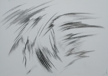 Drawing titled "Ethers" by Maeva J., Original Artwork, Charcoal