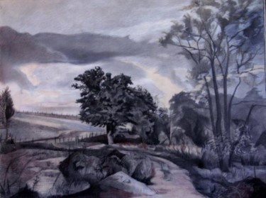 Peinture intitulée "Le chêne" par Gilbert Foing, Œuvre d'art originale