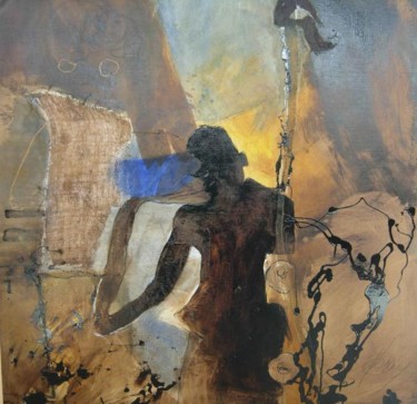Painting titled "sans titre" by Eve Domy, Original Artwork