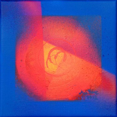 Malerei mit dem Titel "Earth Rhythm 1" von Mag Blue, Original-Kunstwerk, Acryl Auf Keilrahmen aus Holz montiert