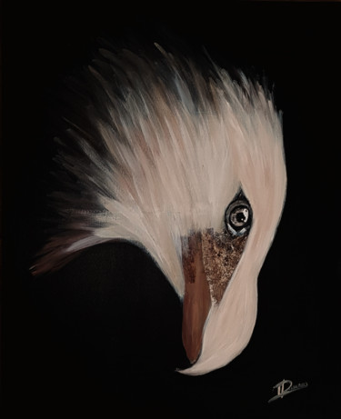 Painting titled "aigle.jpg" by Maggy Daunas, Original Artwork, Acrylic