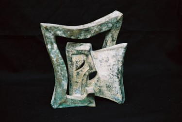 Escultura titulada "Hun Cimi" por Maga, Obra de arte original, Metales