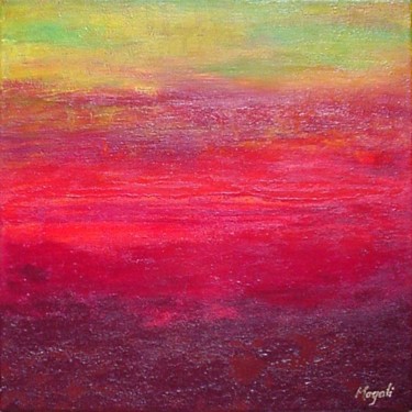 Painting titled "La terre" by Magali Augris, Original Artwork, Acrylic Mounted on Wood Stretcher frame
