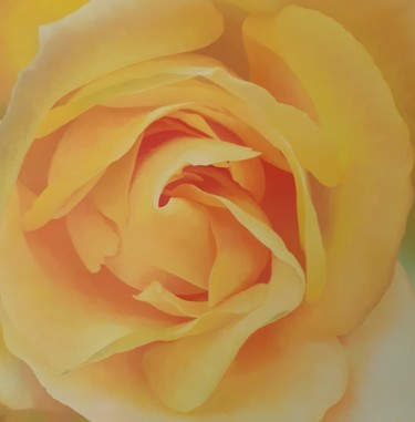 Au coeur Peinture intitulée "Au coeur" par Magali Augris, Œuvre d'art originale, Acrylique Monté sur Châssis