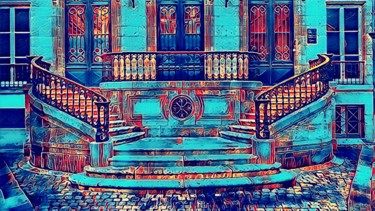 Photography titled "Double escaliers.jpg" by Balaya, Original Artwork