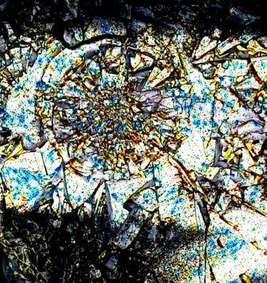 Arts numériques intitulée "verre-brisé-10000x1…" par Balaya, Œuvre d'art originale, Photo montage