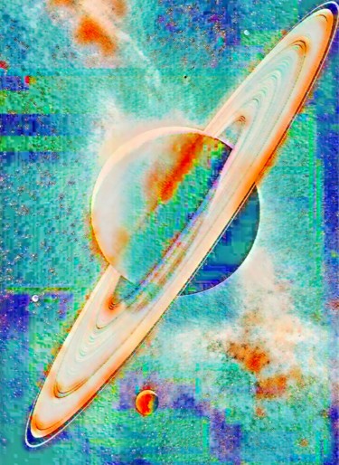 Photographie intitulée "Saturne .jpg" par Balaya, Œuvre d'art originale