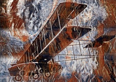 Digitale Kunst mit dem Titel "1912-aeroyacht-7500…" von Balaya, Original-Kunstwerk
