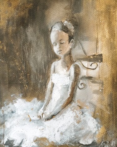 Peinture intitulée "La clef des rêves" par Magali Lanies (Amani Lizah Glaise), Œuvre d'art originale, Encre