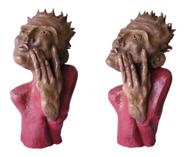 Sculpture intitulée "Egon" par Magali Lechevallier, Œuvre d'art originale