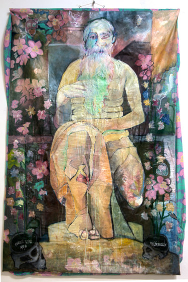 Kropototemkine Peinture intitulée "Kropototemkine" par Marcelle Delacité, Œuvre d'art originale, Acrylique