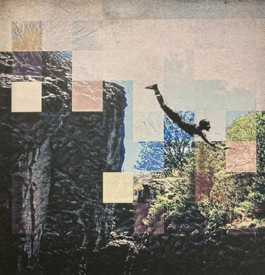 Estampas & grabados titulada "Perception des mail…" por Marcelle Delacité, Obra de arte original, Collages digitales