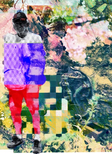 Arts numériques intitulée "TuveuduBaskya ? (Tu…" par Marcelle Delacité, Œuvre d'art originale, Peinture numérique