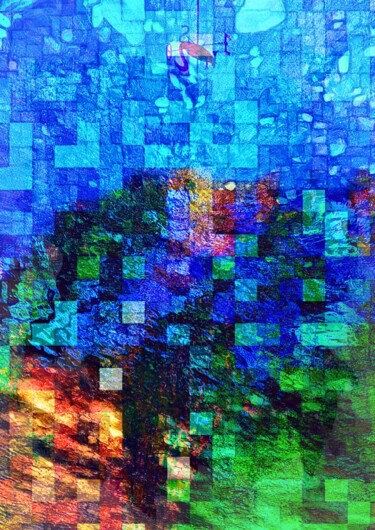 Digital Arts με τίτλο "Colors Fields pictu…" από Marcelle Delacité, Αυθεντικά έργα τέχνης, Μελάνι