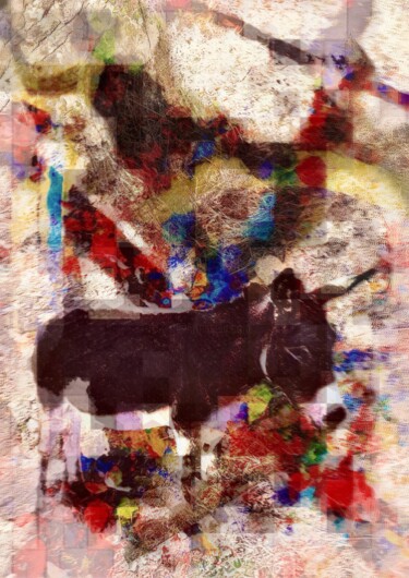 Arts numériques intitulée "Soucis et Son d’âne" par Marcelle Delacité, Œuvre d'art originale, Photographie numérique