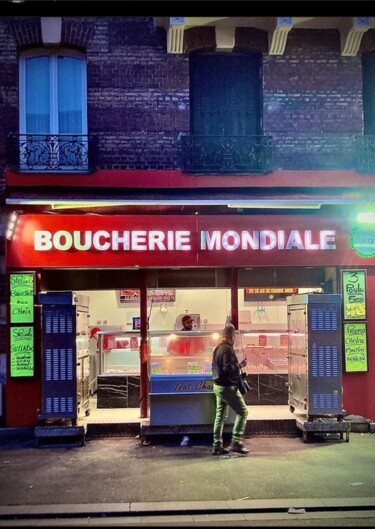 摄影 标题为“Boucherie mondiale” 由Marcelle Delacité, 原创艺术品, 数码摄影
