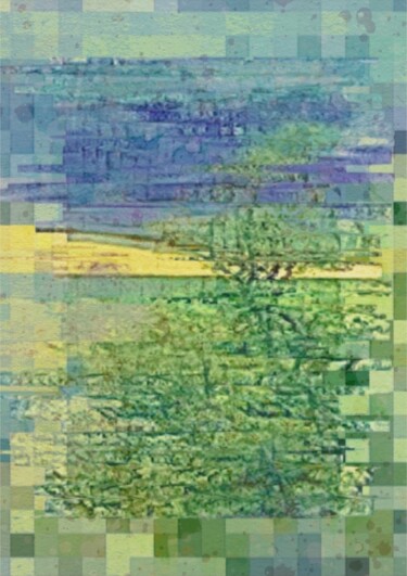 「Colors Landscale」というタイトルのデジタルアーツ Marcelle Delacitéによって, オリジナルのアートワーク, デジタル絵画