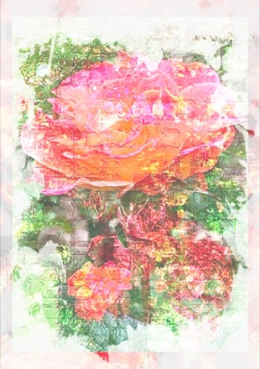 Printmaking titled "Alfred M roses" by Marcelle Delacité, Original Artwork, Non Manipulated Photography