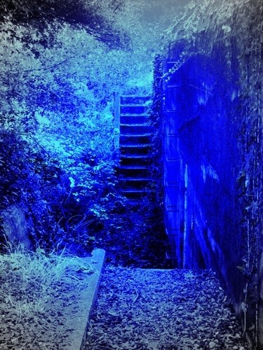 Photographie intitulée "bleu.jpg" par Mag Saillard, Œuvre d'art originale